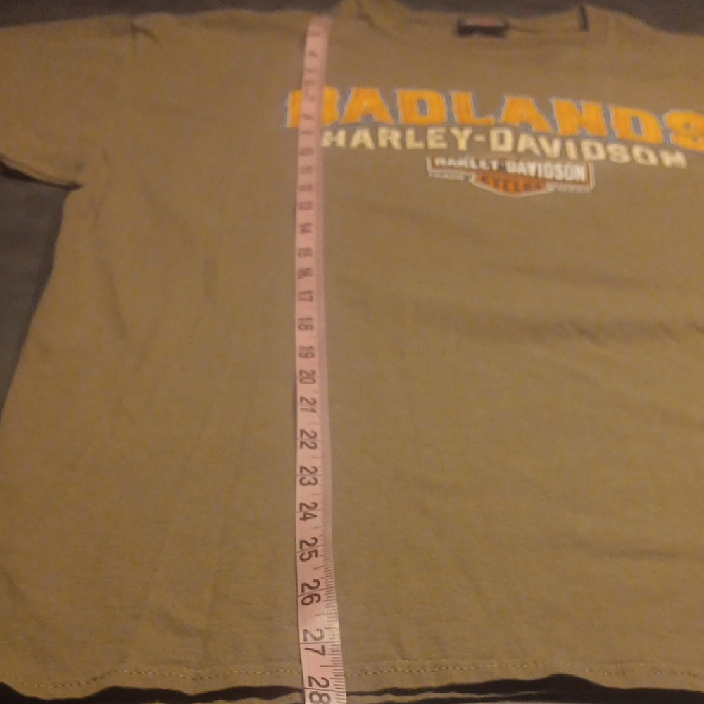 Men's Harley-Davidson Badlands Brown T-Shirt - Picture 5 of 7